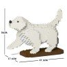 Chien Golden Retriever qui lève la patte crème