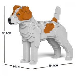 Dog Jack Russell Terrier brown spots