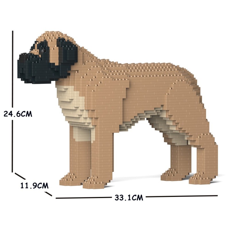 Beige Mastiff dog