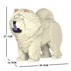 Cream male Chow Chow dog