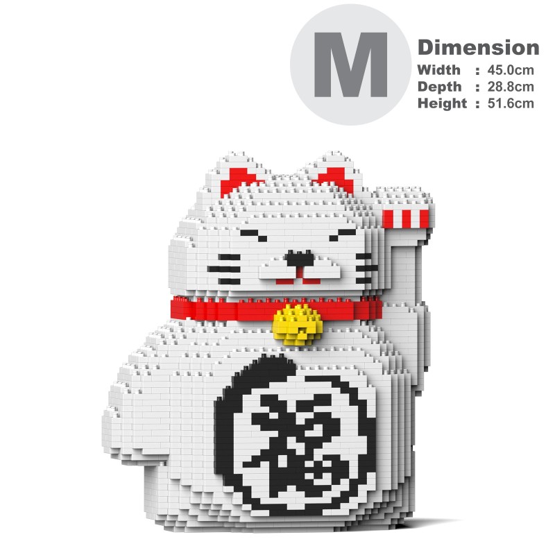 Lucky cat Maneki Neko n°2 white