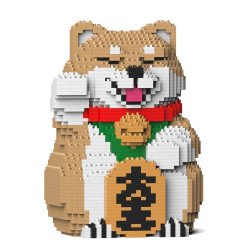 Chien porte-bonheur Shiba Inu marron
