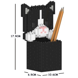 Tuxedo Cat Pencil Pot