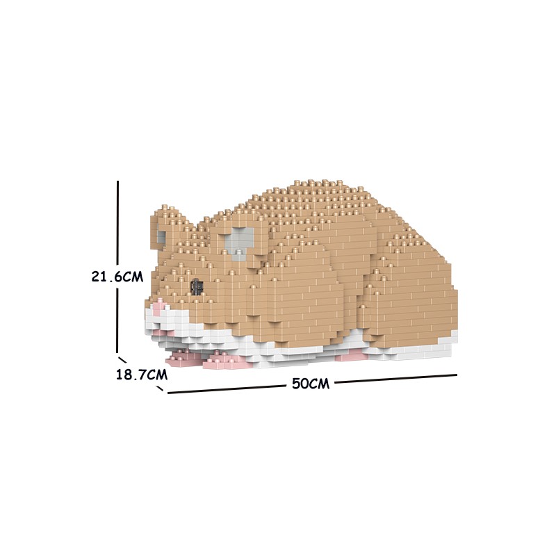 Hamster beige grande taille