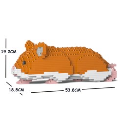Large Lying Red Hamster
