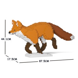 Large size running fox