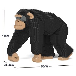 Large walking chimpanzee