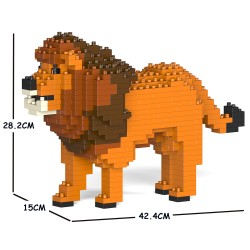 Big size fire lion